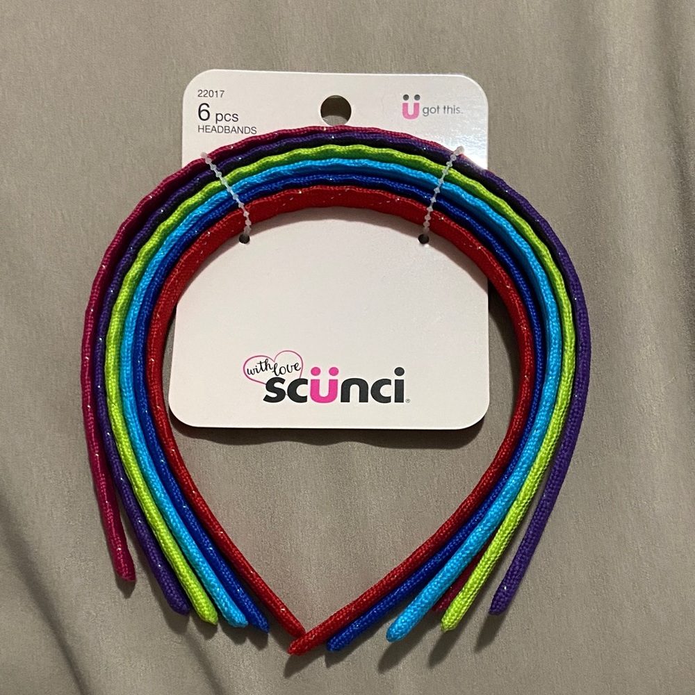 Scunci Vibrant Kids Headbands - 6 Pack News